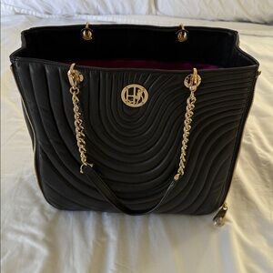 Henri Bendel expendable leather bags